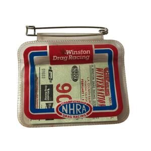 Vtg 1990 NHRA Winternational Hot Rod Winston Drag Racing Ticket Stub w/Holder